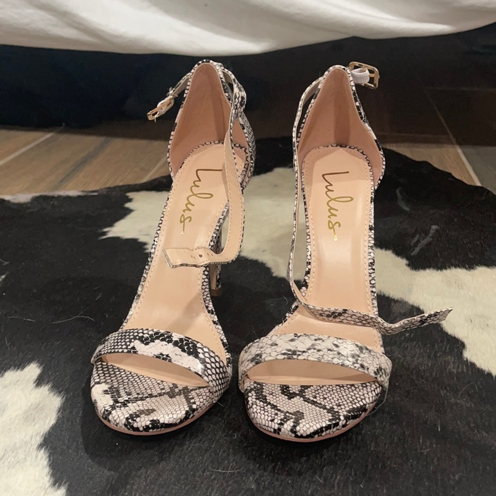 Snake Skin Stilettos